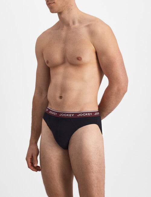 Jockey Cotton Brief, 4-Pack, Deepest Navy product photo View 02 L