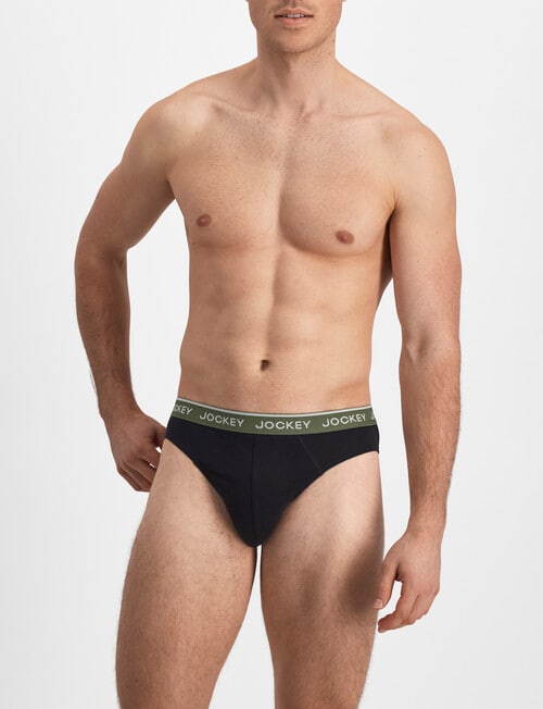 Jockey Cotton Brief, 4-Pack, Deepest Navy product photo View 04 L