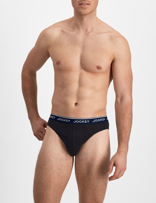 Jockey Cotton Brief, 4-Pack, Deepest Navy product photo View 06 L