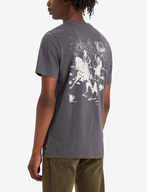 Levis Space Cowboy Tee, Grey product photo View 02 L