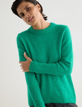 Jigsaw Cosy Sweater, Bright Green product photo