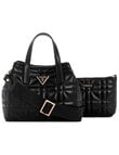 Guess Latona Mini Assia Tote Bag, Black product photo View 06 S