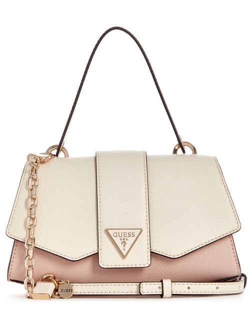 Guess Ilia Top Handle Flap Bag, Stone product photo