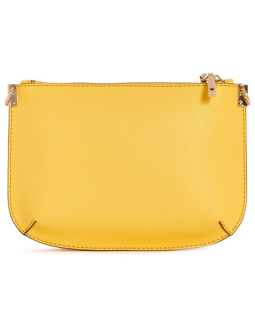 Guess Ilia 2-Compartment Xbody Top Zip Bag, Lemon product photo View 02 L