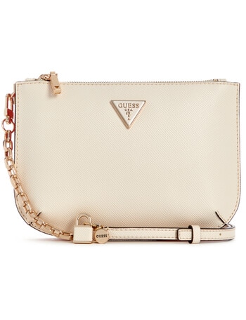 Guess Ilia 2-Compartment Xbody Top Zip Bag, Stone product photo