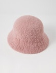 Boston + Bailey Fluffy Hat, Blush product photo View 02 S