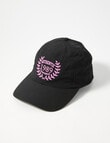 Zest Embroidered Varsity Cap, Black product photo View 02 S