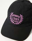Zest Embroidered Varsity Cap, Black product photo View 04 S