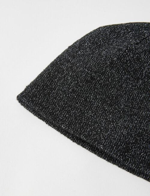 Whistle Accessories Shimmer Beanie, Black product photo View 02 L