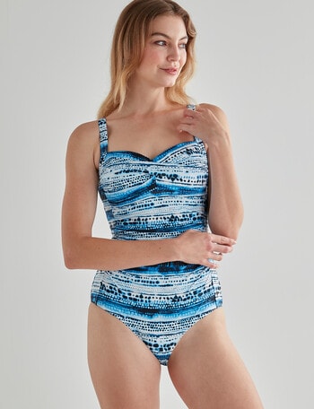 Zest Resort Cyprus Print Molly Suit, Blue product photo