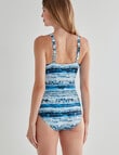Zest Resort Cyprus Print Molly Suit, Blue product photo View 02 S