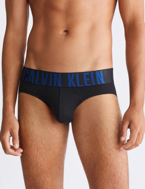 Calvin Klein Intense Power Hip Brief, 3-Pack, Black product photo View 02 L