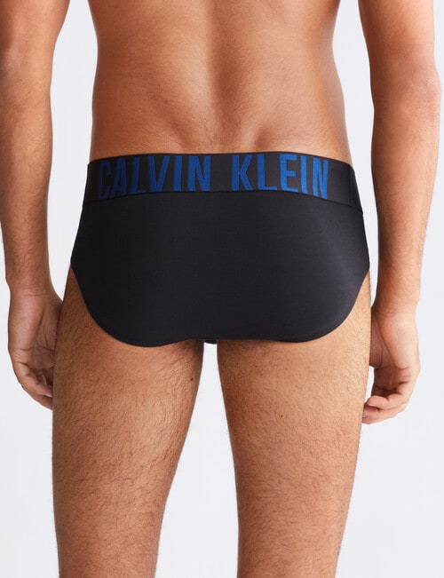 Calvin Klein Intense Power Hip Brief, 3-Pack, Black product photo View 03 L