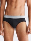 Calvin Klein Cotton Stretch Hip Brief, 2-Pack, Black product photo View 02 S