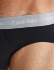 Calvin Klein Cotton Stretch Hip Brief, 2-Pack, Black product photo View 04 S