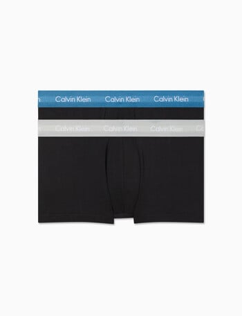 Calvin Klein Cotton Stretch Trunk, 2-Pack, Black product photo