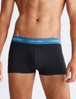 Calvin Klein Cotton Stretch Trunk, 2-Pack, Black product photo View 02 S