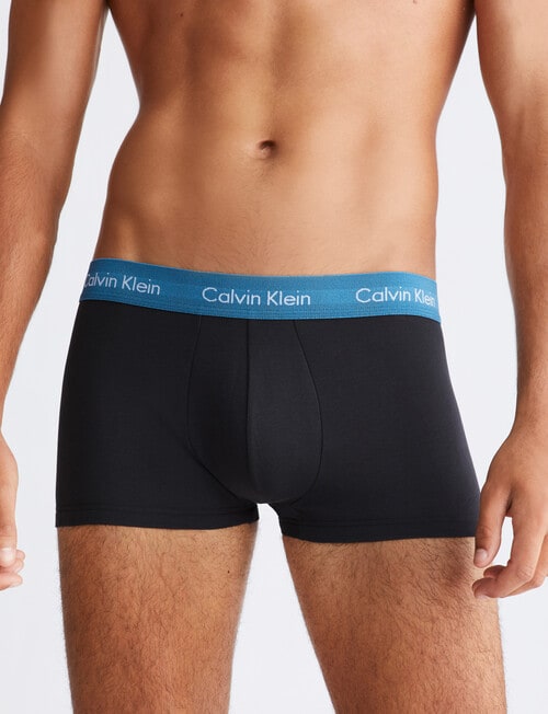 Calvin Klein Cotton Stretch Trunk, 2-Pack, Black product photo View 02 L