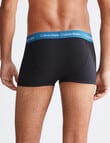 Calvin Klein Cotton Stretch Trunk, 2-Pack, Black product photo View 03 S