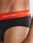 Calvin Klein Engineered Cotton Stretch Hip Brief, 3-Pack, Black product photo View 04 S