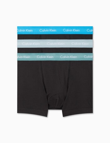 Calvin Klein Engineered Cotton Stretch Trunk, 3-Pack, Black product photo