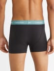 Calvin Klein Engineered Cotton Stretch Trunk, 3-Pack, Black product photo View 03 S