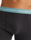 Calvin Klein Engineered Cotton Stretch Trunk, 3-Pack, Black product photo View 04 S