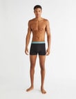 Calvin Klein Engineered Cotton Stretch Trunk, 3-Pack, Black product photo View 05 S