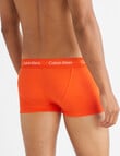 Calvin Klein Engineered Cotton Stretch Trunk, 3-Pack, Cherry Kiss, Eiffel Tower & Moss Gray product photo View 03 S