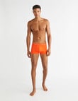 Calvin Klein Engineered Cotton Stretch Trunk, 3-Pack, Cherry Kiss, Eiffel Tower & Moss Gray product photo View 05 S