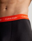 Calvin Klein Engineered Cotton Stretch Trunk, 3-Pack, Black product photo View 04 S