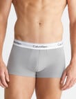 Calvin Klein Modern Cotton Low Rise Trunk, 3-Pack, Sagebrush Green, Black & Griffin product photo View 02 S