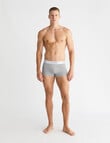 Calvin Klein Modern Cotton Low Rise Trunk, 3-Pack, Sagebrush Green, Black & Griffin product photo View 05 S