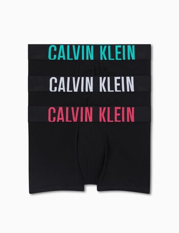 Calvin Klein Intense Power Cotton Trunk, 3-Pack, Black product photo