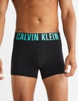 Calvin Klein Intense Power Cotton Trunk, 3-Pack, Black product photo View 02 S