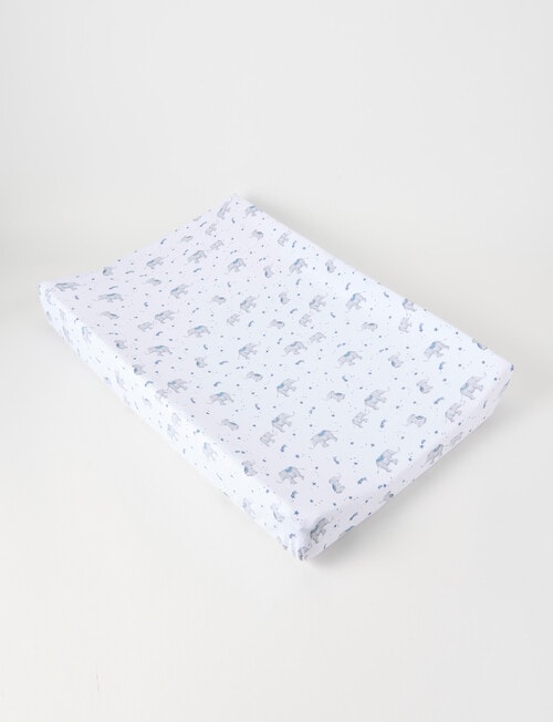 Little Textiles Change Pad Cover & Waterproof Liner Set, Elephants product photo View 03 L