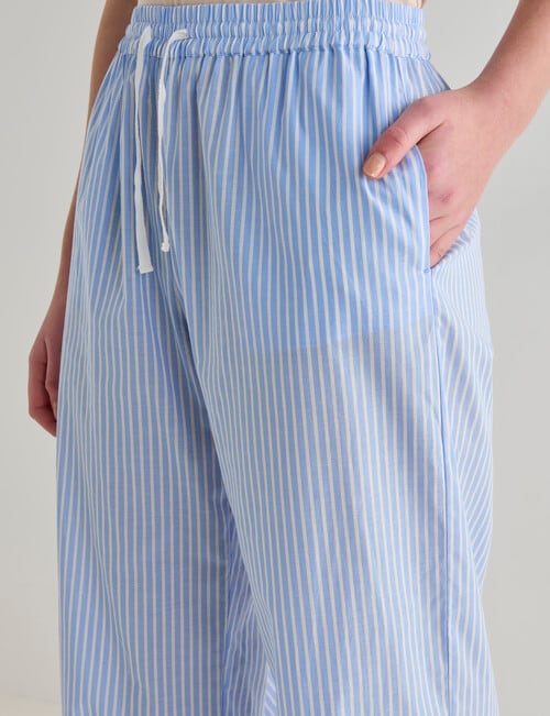 Mineral Sleep Stripe Pant, Blue product photo View 04 L