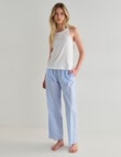 Mineral Sleep Stripe Pant, Blue product photo View 05 S