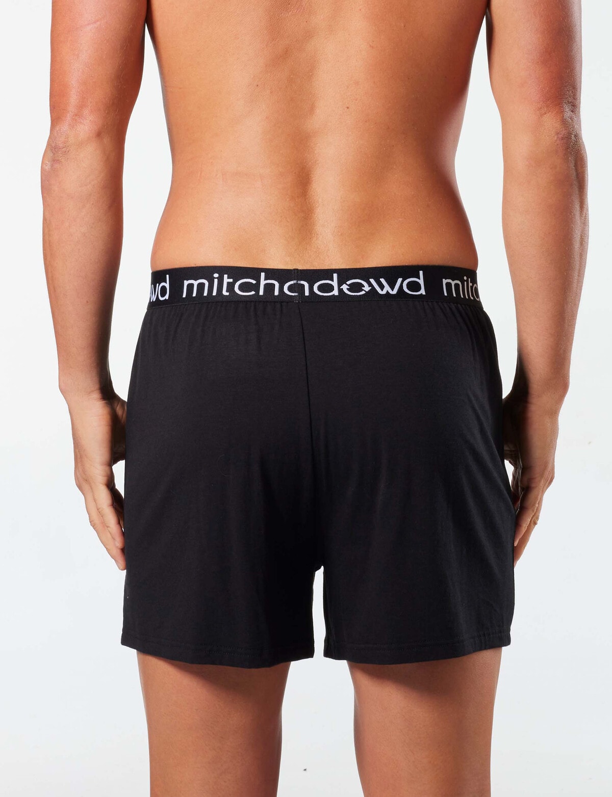 Mitch Dowd Men's Denim Check Bamboo Boxer Shorts Boxer Shorts Shop