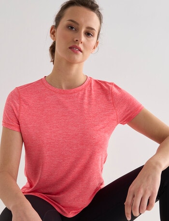 Superfit Short Sleeve Limitless Tee, Fire Coral product photo