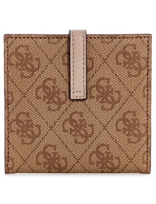 Guess Laurel Logo Slg Tab Card Case, Latte product photo View 02 L