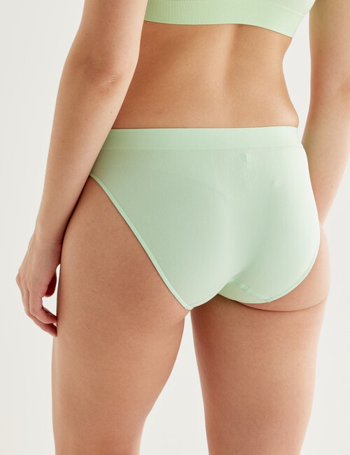 Honey Vegas Seamfree Bikini Brief, Lime product photo View 02 L