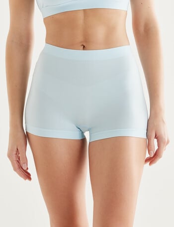 Honey Vegas Seamfree Shortie Brief, Icey Blue product photo
