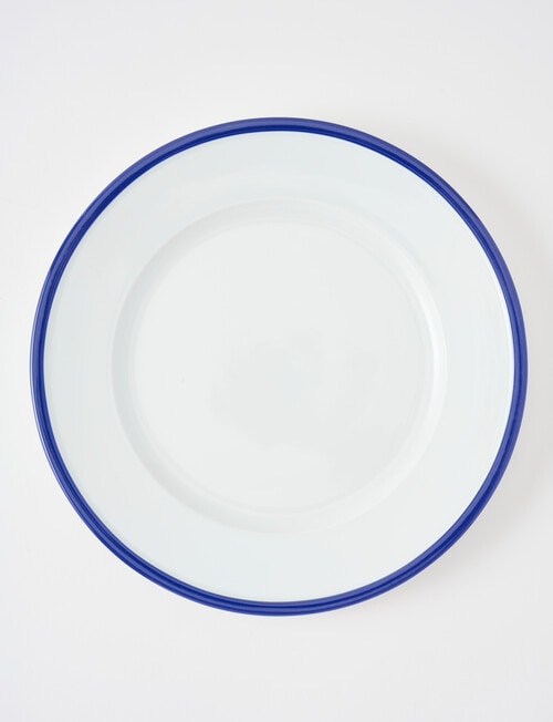 Amy Piper Bistro Dinner Plate, 27cm, Blue product photo View 02 L