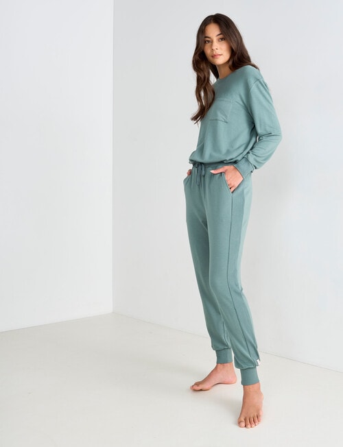 Mineral Lounge Soft Lounge Pant, Sage product photo View 03 L