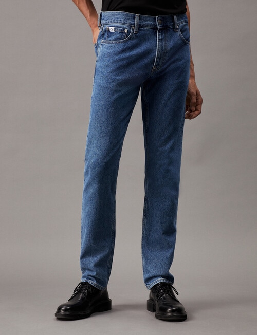 Calvin Klein Authentic Straight Leg Pant, Stone Mid Blue product photo