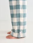 Mineral Lounge Check Flannel Pant, Sage product photo View 04 S