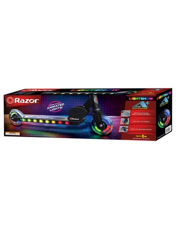Razor A+ Lightshow Kick Scooter, Black product photo