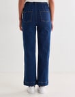 Denim Republic Utility Jean High Rise Wide Leg , Indigo product photo View 02 S