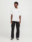 Jack & Jones Short Sleeve Crew Neck, White product photo View 02 S